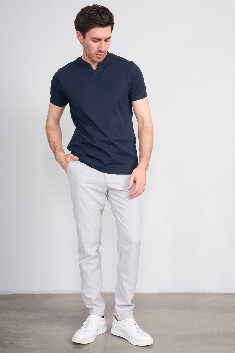 Mentality 6786 Erkek Jogger Pantolon Açık Gri