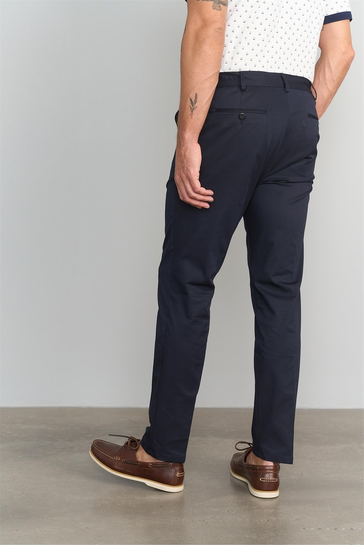 Mentality 8110 Erkek Oregon Gabardin Pantolon Koyu Lacivert