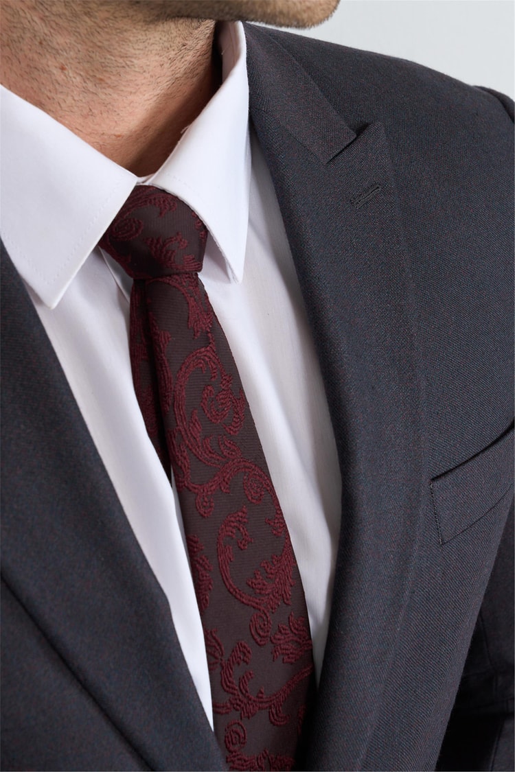 Mentality 9091 Erkek Yünter 6 Drop Slimfit Takım Elbise Lacivert