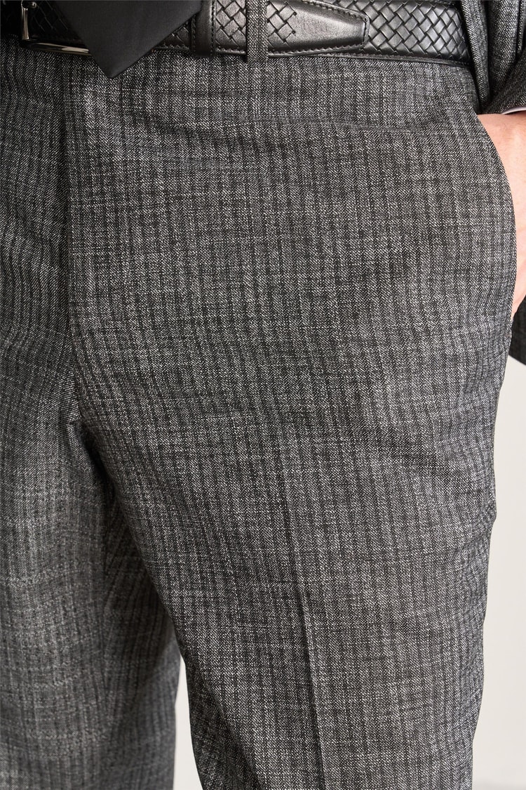 Mentality 9121 Erkek Mono Yaka Slim Fit Takım Elbise Siyah