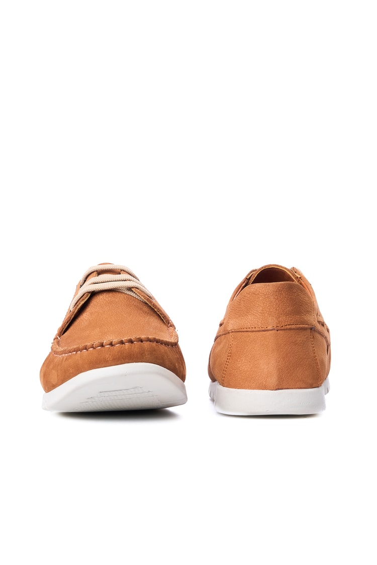 Meva 415 Taba Nubuk Erkek Deri Comfort Ayakkabı