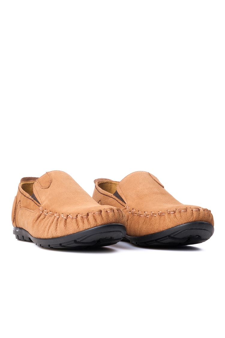 Meva 482 Taba Nubuk Erkek Deri Comfort Ayakkabı