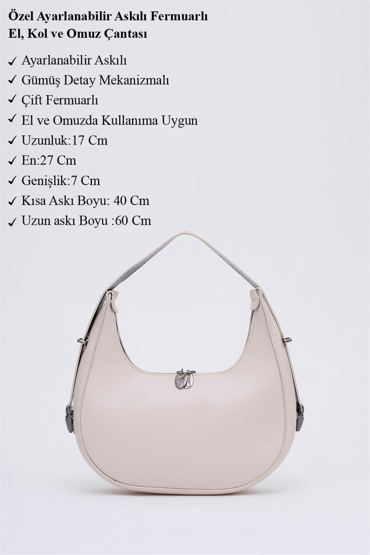 Mıyamıra Shk110 Bej Kadın Omuz Cantası