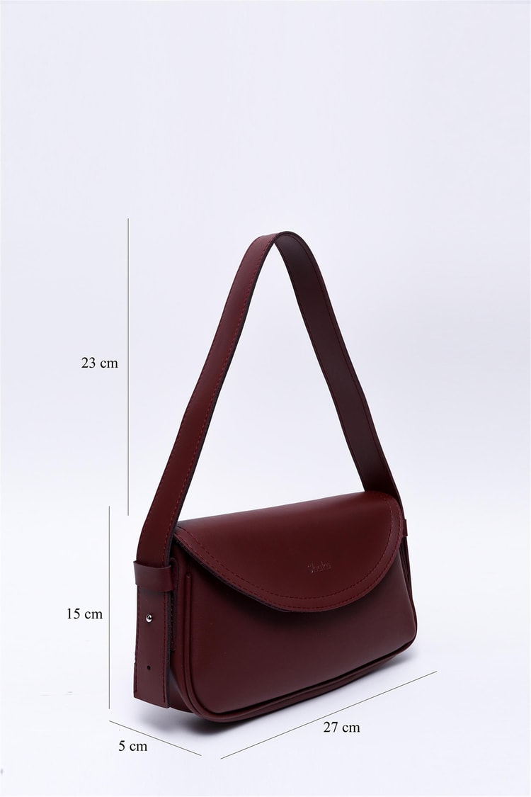 Mıyamıra Shk150 Bordo Kadın Omuz Cantası