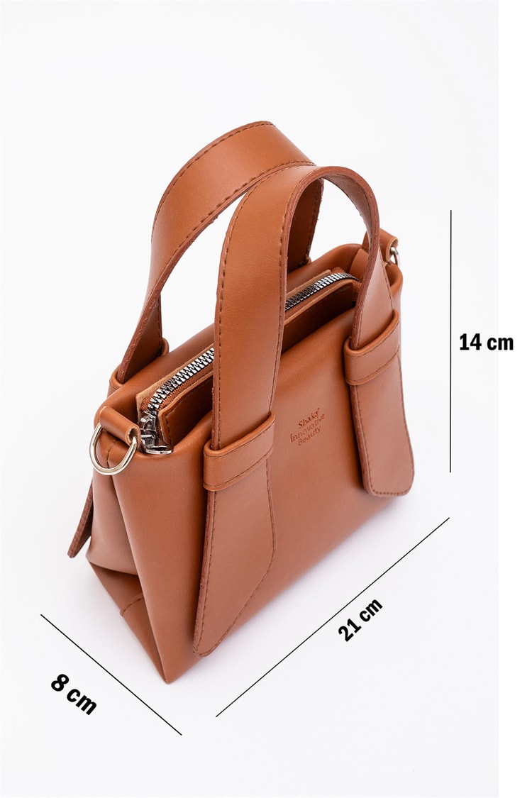 Mıyamıra Shk60 Taba Kadın Omuz Cantası
