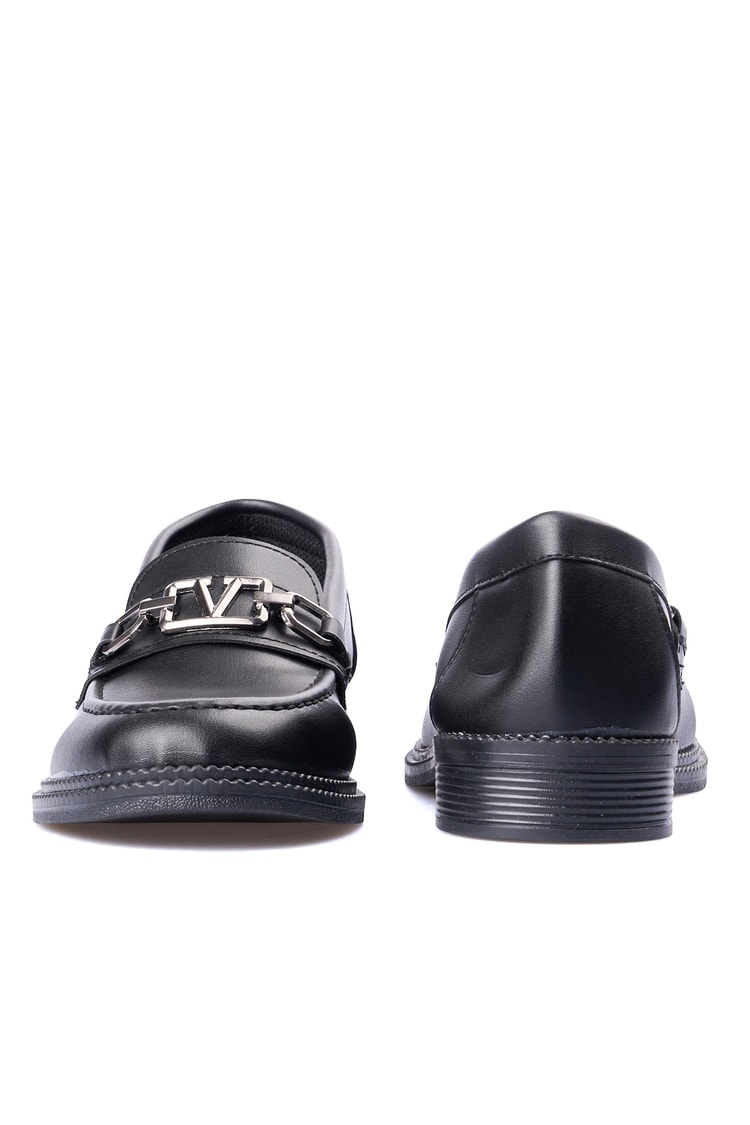 Nene 2141 Siyah Kadın Loafer Ayakkabı