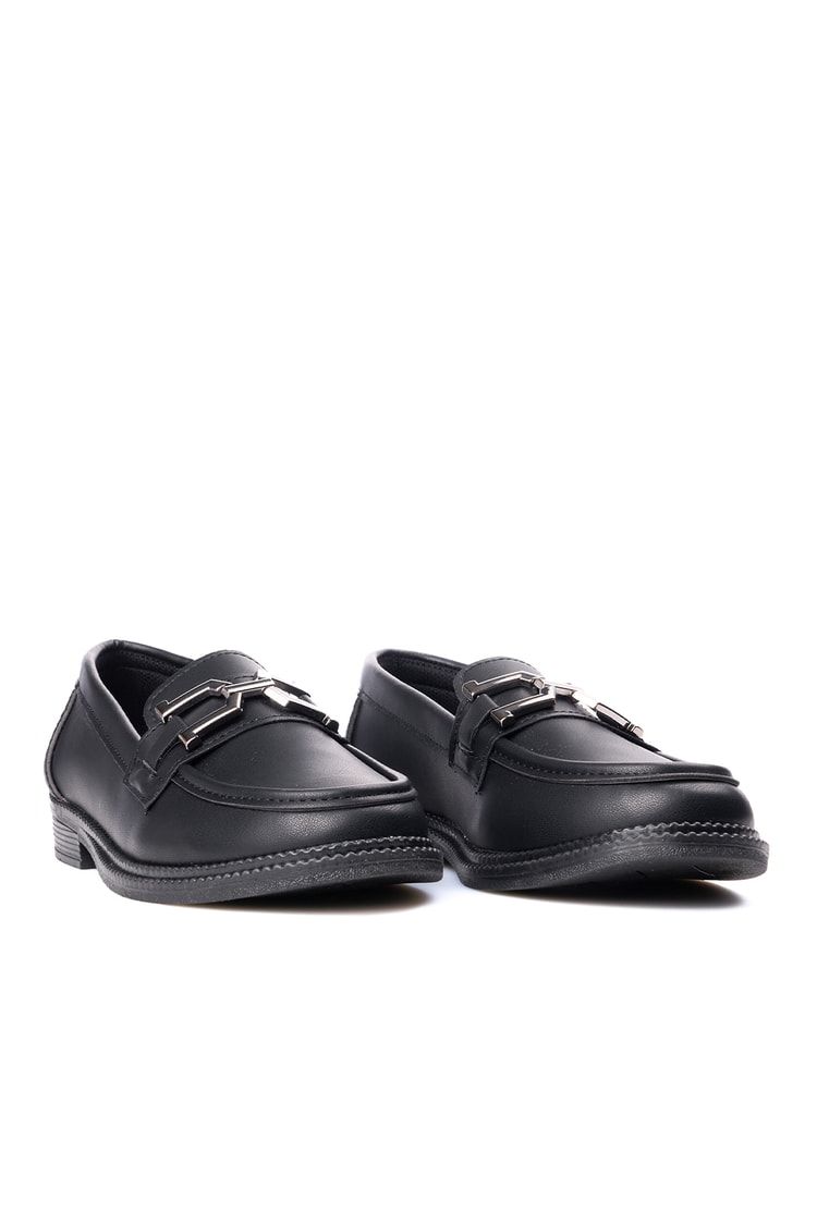 Nene 2164 Siyah Kadın Loafer Ayakkabı
