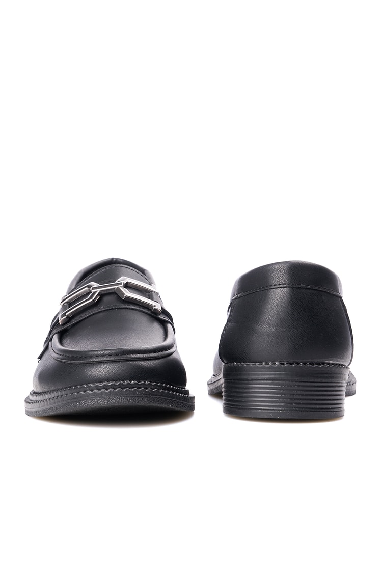 Nene 2164 Siyah Kadın Loafer Ayakkabı