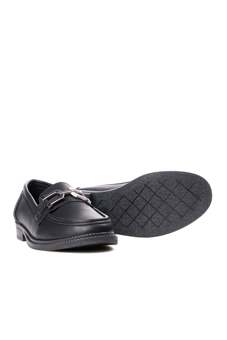 Nene 2164 Siyah Kadın Loafer Ayakkabı