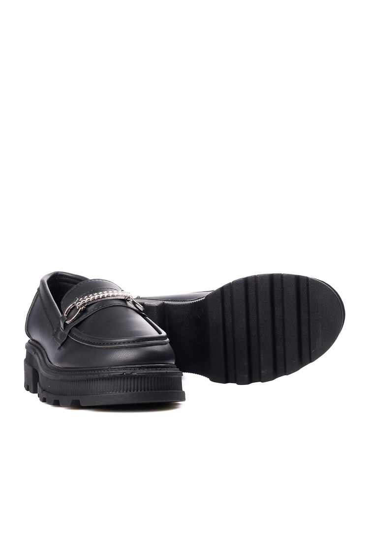 Nene 2465 Siyah Kadın Loafer Ayakkabı