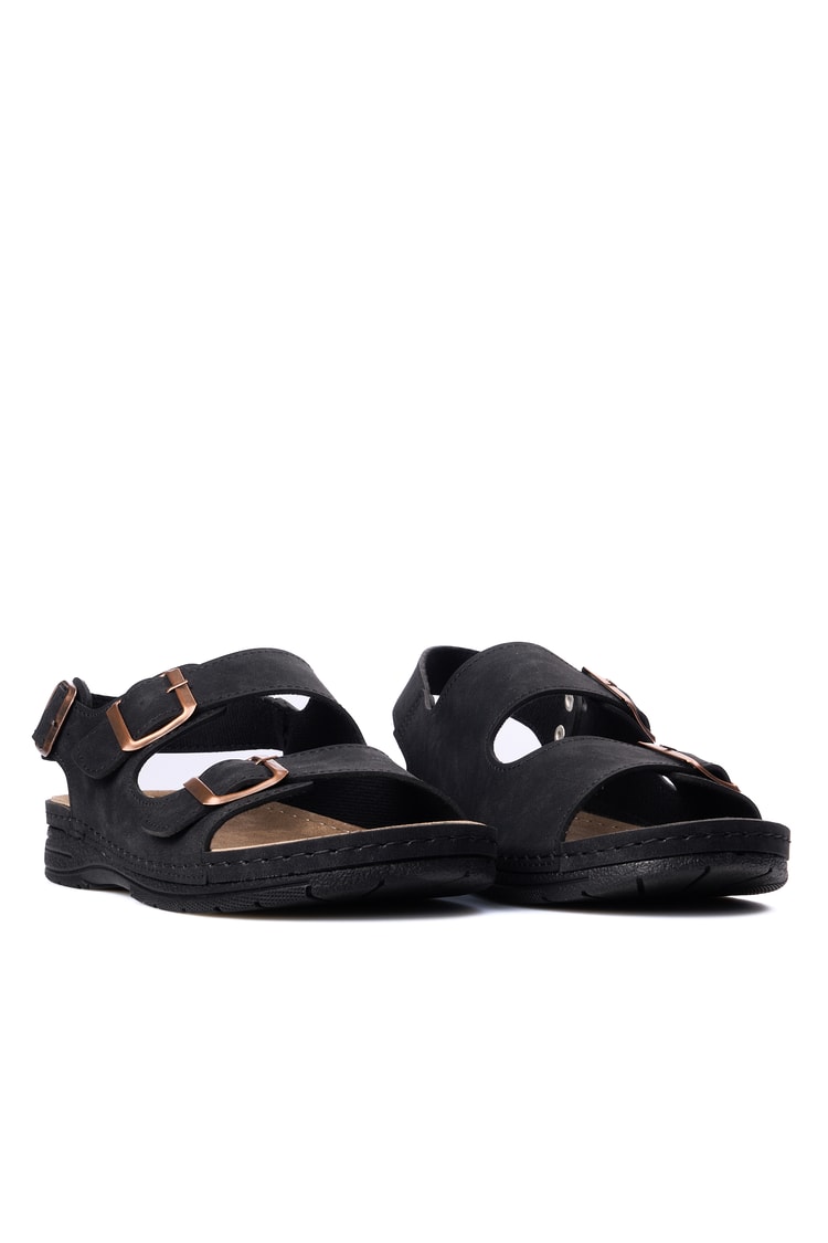Neon 2008 Siyah Erkek Sandalet