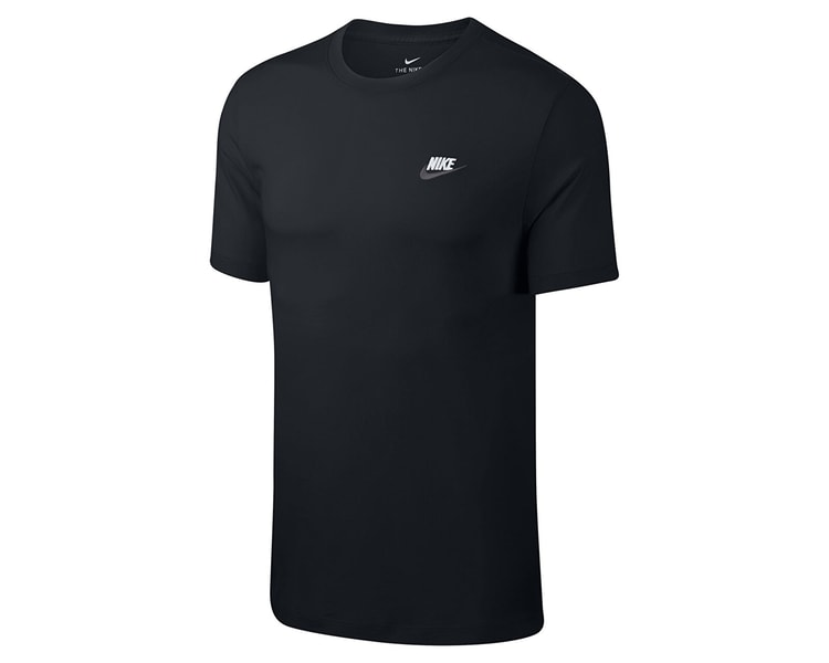 Nıke Ar4997 Sportswear Club T-Shırt 014 Black/Whıte/Dark Grey Erkek T-Shırt