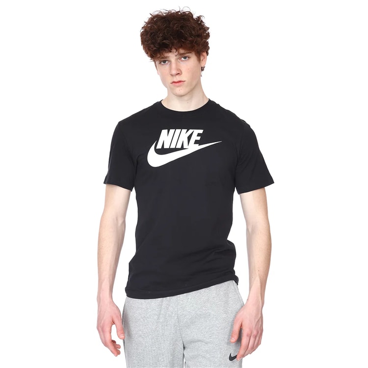 Nıke Ar5004 Sportswear T-Shırt 010 Black/Whıte Erkek T-Shırt