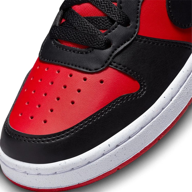 Nıke Dv5456 Court Borough Low Recraft Gs 600 Unıversıty Red/Black-Whıte Garson Spor Ayakkabı