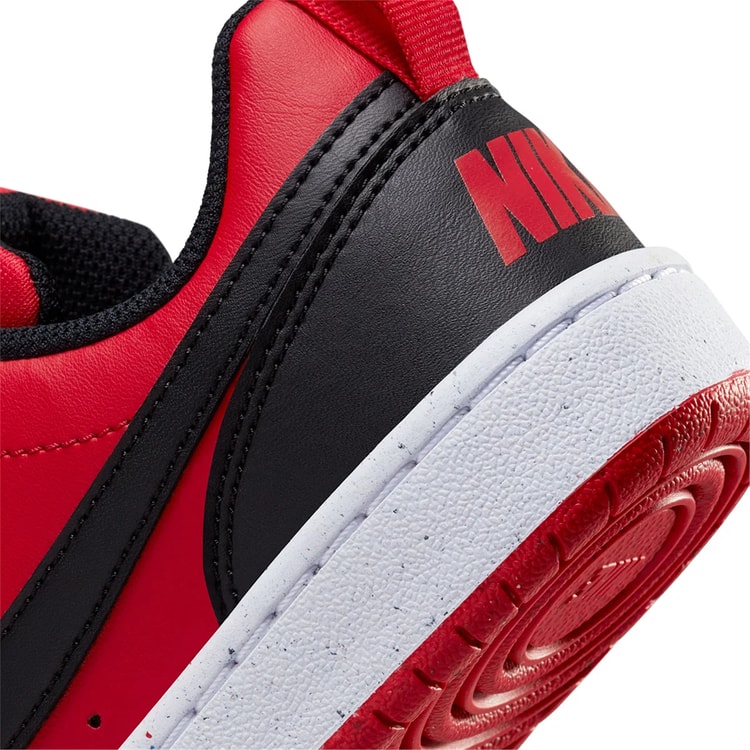Nıke Dv5456 Court Borough Low Recraft Gs 600 Unıversıty Red/Black-Whıte Garson Spor Ayakkabı