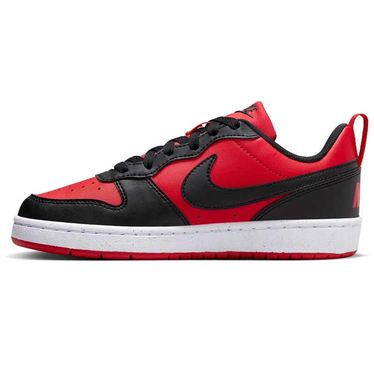 Nıke Dv5456 Court Borough Low Recraft Gs 600 Unıversıty Red/Black-Whıte Garson Spor Ayakkabı
