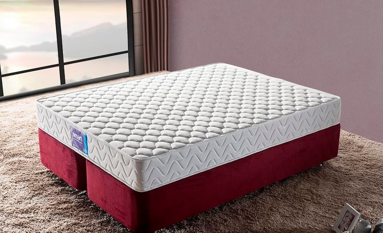 Niron Smart Yatak Baza Başlık Seti - 100x200 Tek Kişilik Full Ortopedik Yatak Baza ve Başlık Takımı