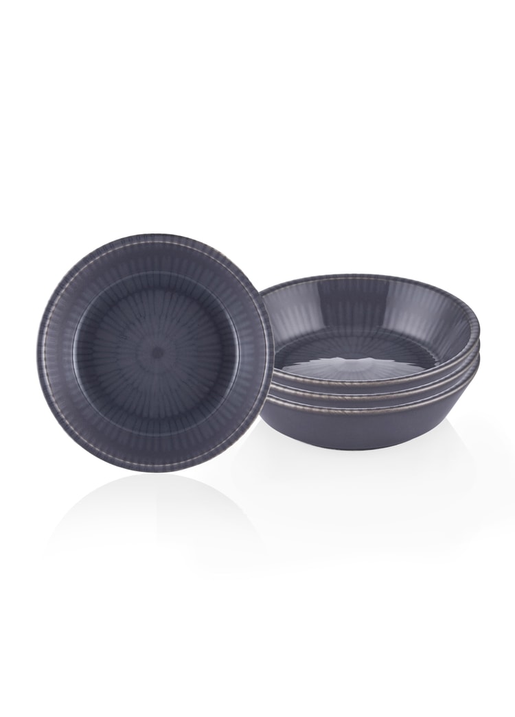 Noon Çerezlik 4lü Set Gri 10 cm
