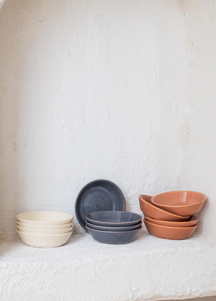 Noon Çerezlik 4lü Set Krem 10 cm