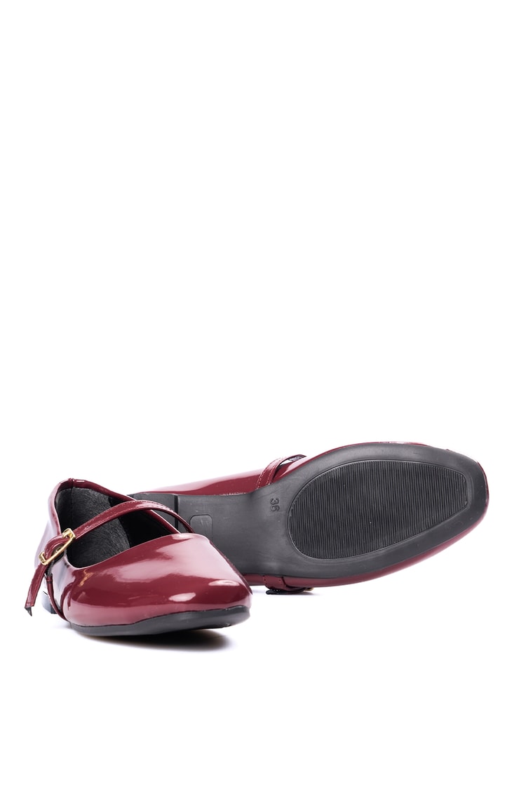 Oflaz 115-052 Bordo Rgn Bayan Babet Ayakkabı