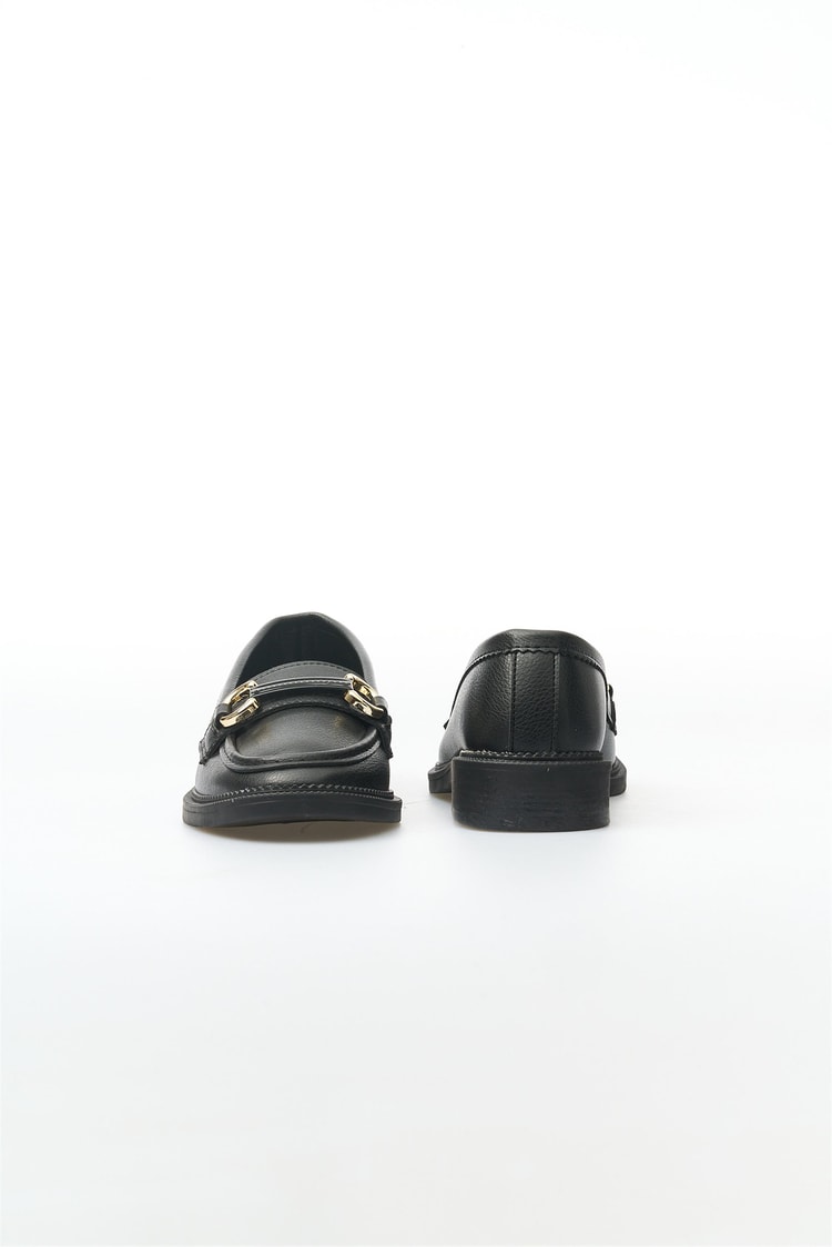 Oflaz 1152 201 Siyah Kadın Loafer Ayakkabı