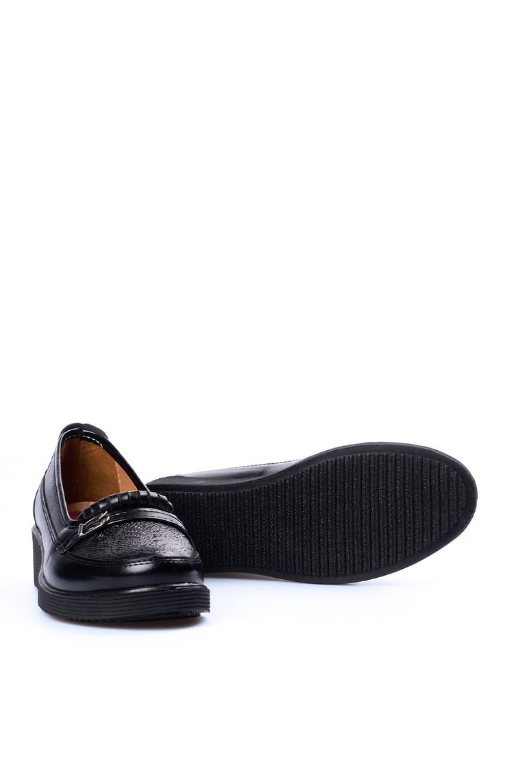 Oflaz 1194Y 602 Sıyah Cılt Bayan Comfort Ayakkabı