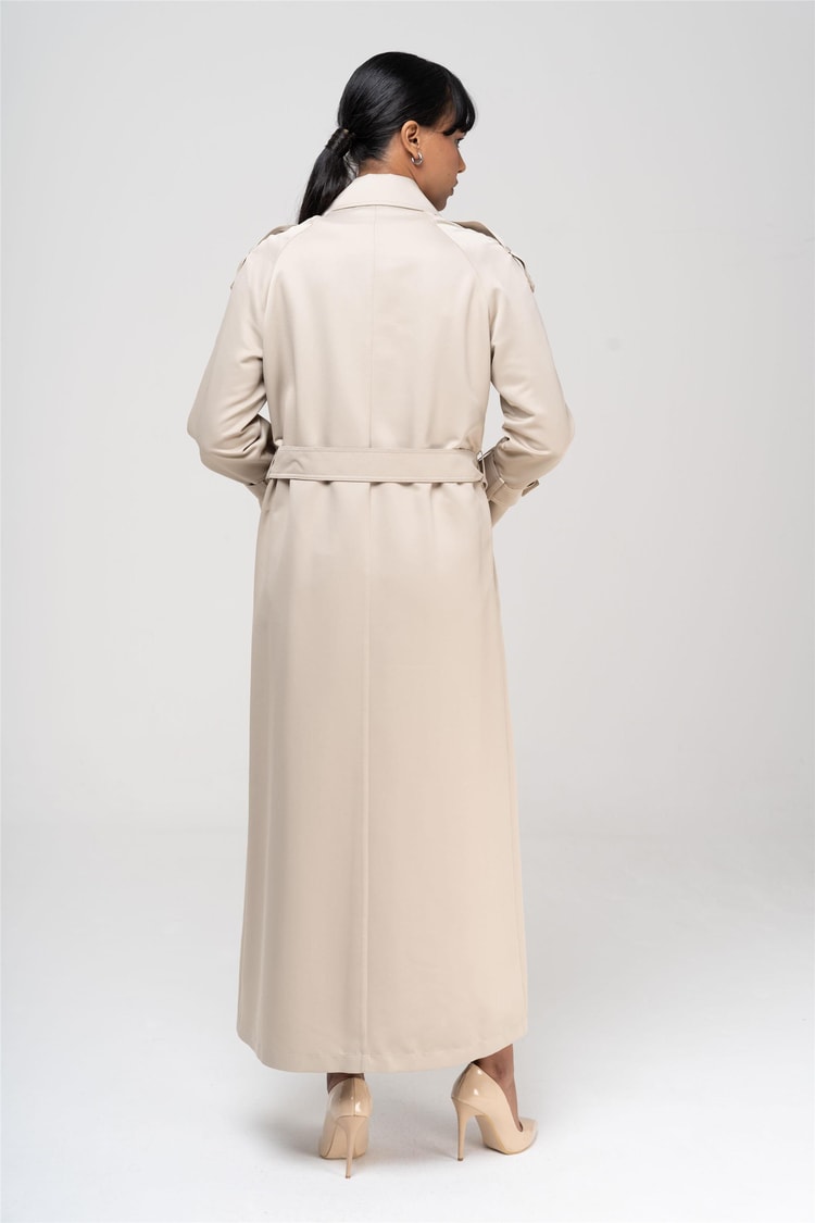 Olcay 6538 6005 Taş Kadın Polyester Trençkot