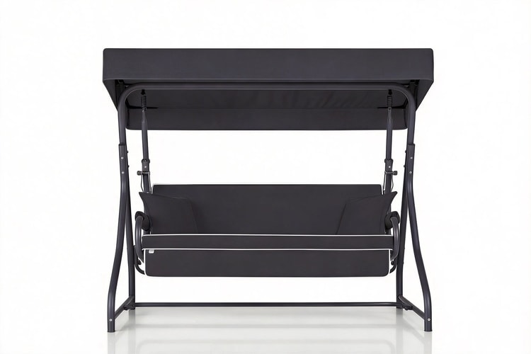 Olea 3 Kişilik Bahçe Balkon Teras Salıncağı - Antrasit