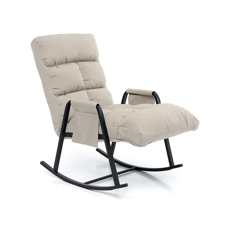Pafu Lena Outdoor Bahçe Su Geçirmez Fonksiyonel Sallanan Koltuk - Bej