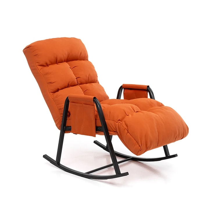 Pafu Lena Outdoor Bahçe Su Geçirmez Fonksiyonel Sallanan Koltuk - Turuncu