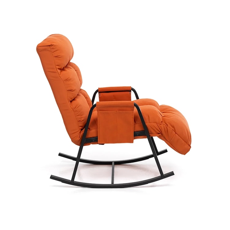 Pafu Lena Outdoor Bahçe Su Geçirmez Fonksiyonel Sallanan Koltuk - Turuncu