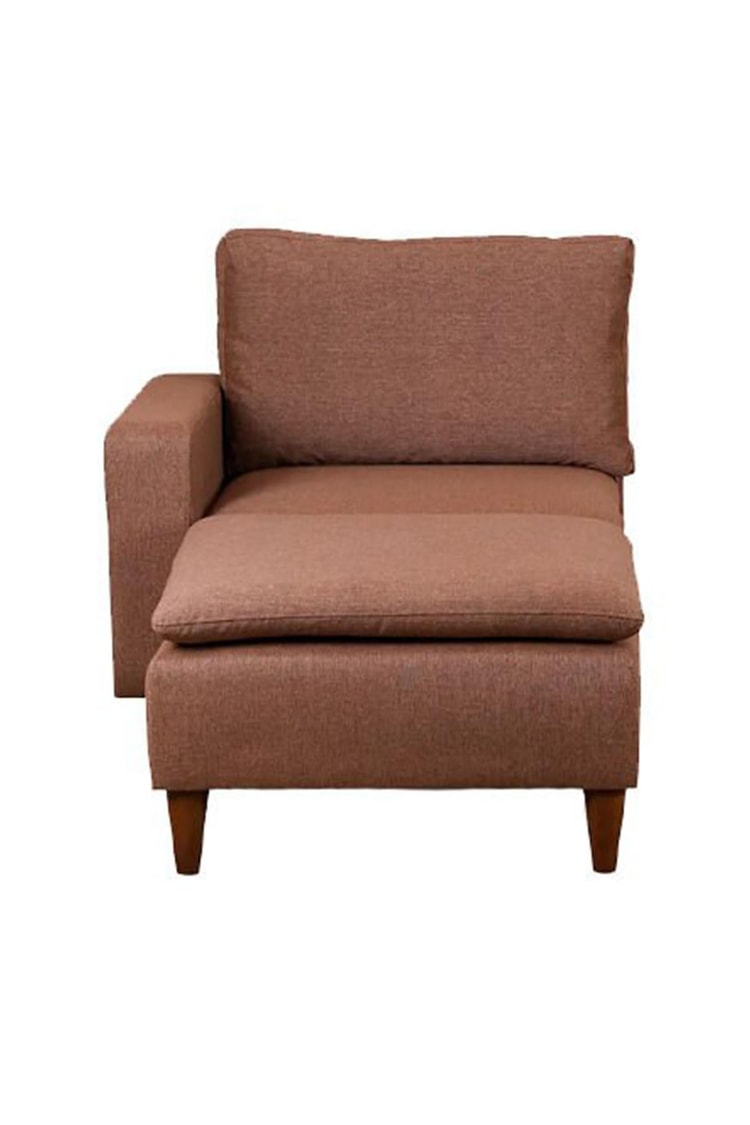 Pafu Lungo Modüler Daybed - Açık Kahverengi