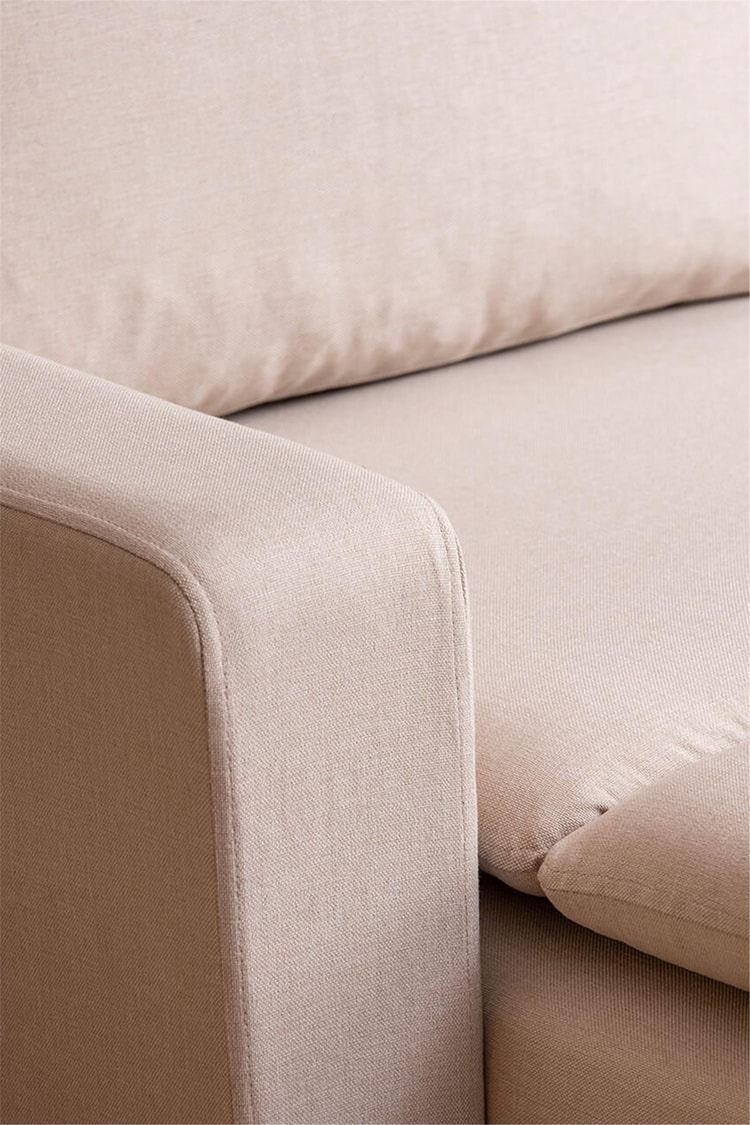 Pafu Lungo Modüler Daybed - Krem Keten