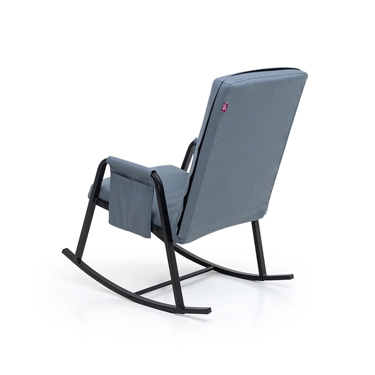 Pafu Oden Outdoor Bahçe Su Geçirmez Fonksiyonel Sallanan Koltuk - Gri-Mavi