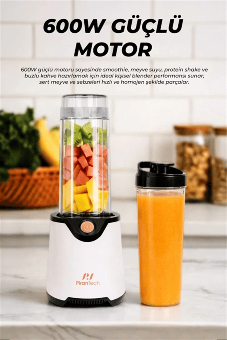 PIRANTECH BLENDER SMOOTHIE YH-1200 600 W