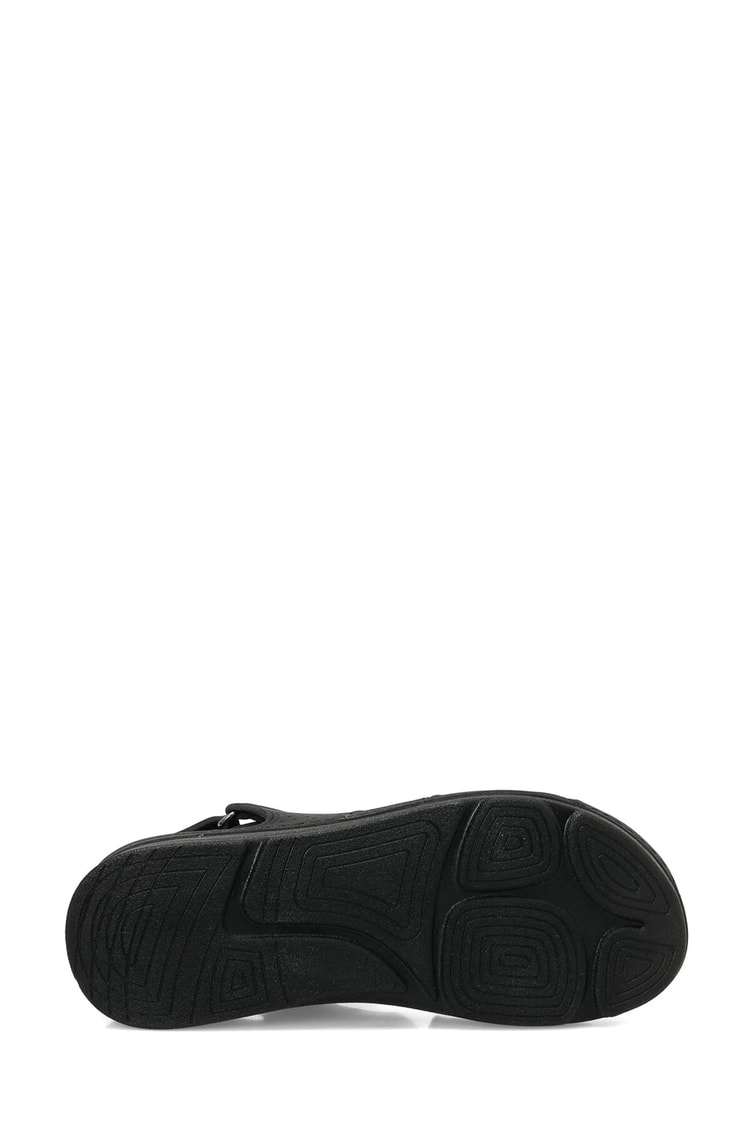 Polarıs A10225090212020 6M 167215.Z6Fx Sıyah Kadın Geleneksel Comfort Duz Sandalet