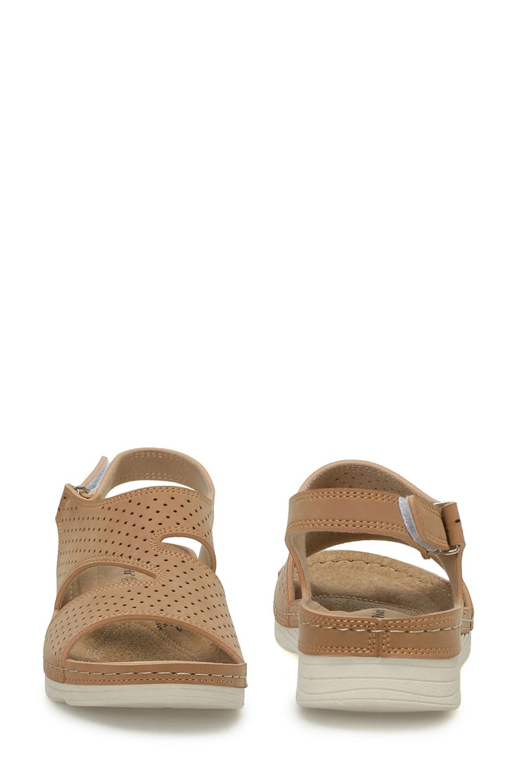 Polarıs A10225090312020 6M 167215.Z6Fx Taba Kadın Geleneksel Comfort Duz Sandalet