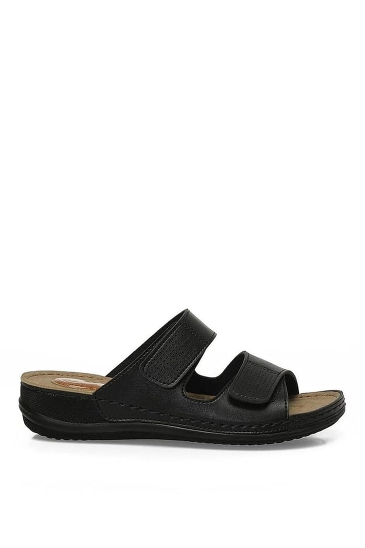 Polarıs A10225096312020 6M 166986.Z6Fx Sıyah Kadın Geleneksel Comfort Duz Terlık