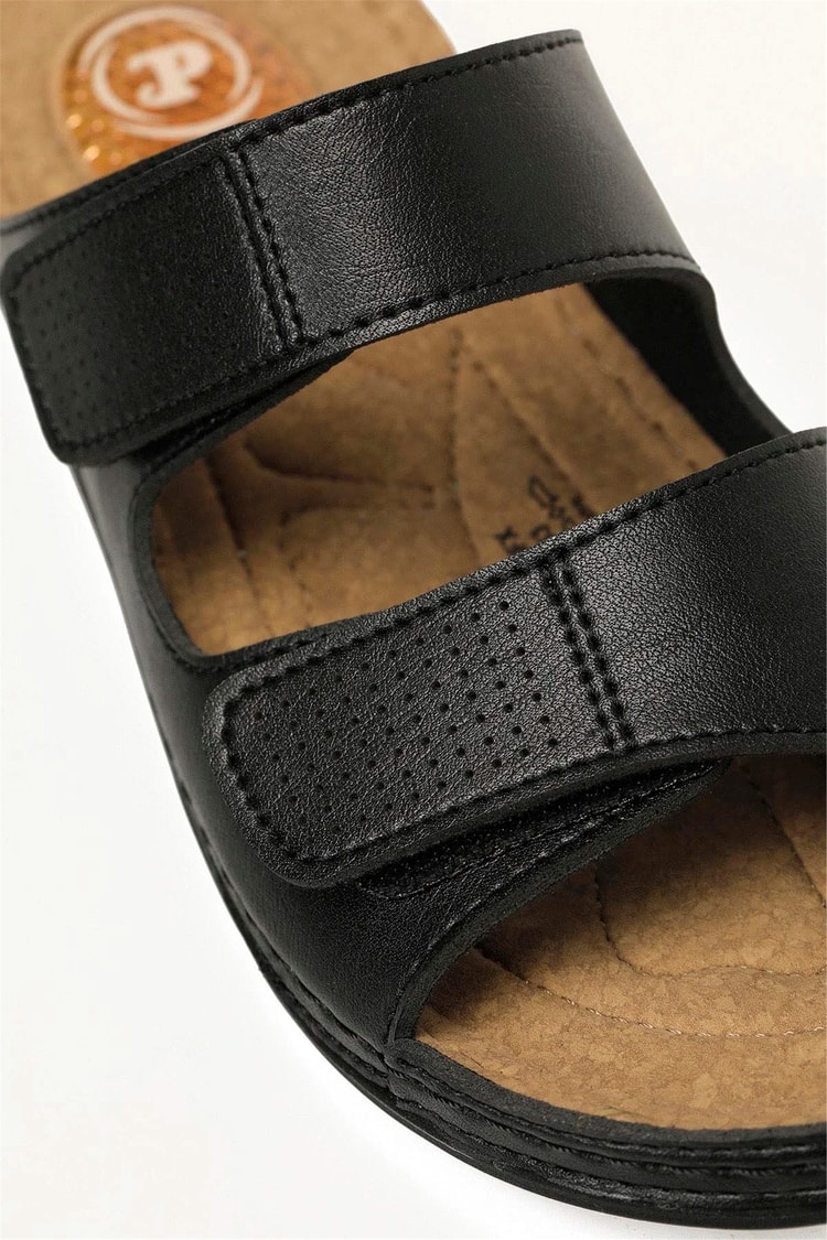 Polarıs A10225096312020 6M 166986.Z6Fx Sıyah Kadın Geleneksel Comfort Duz Terlık