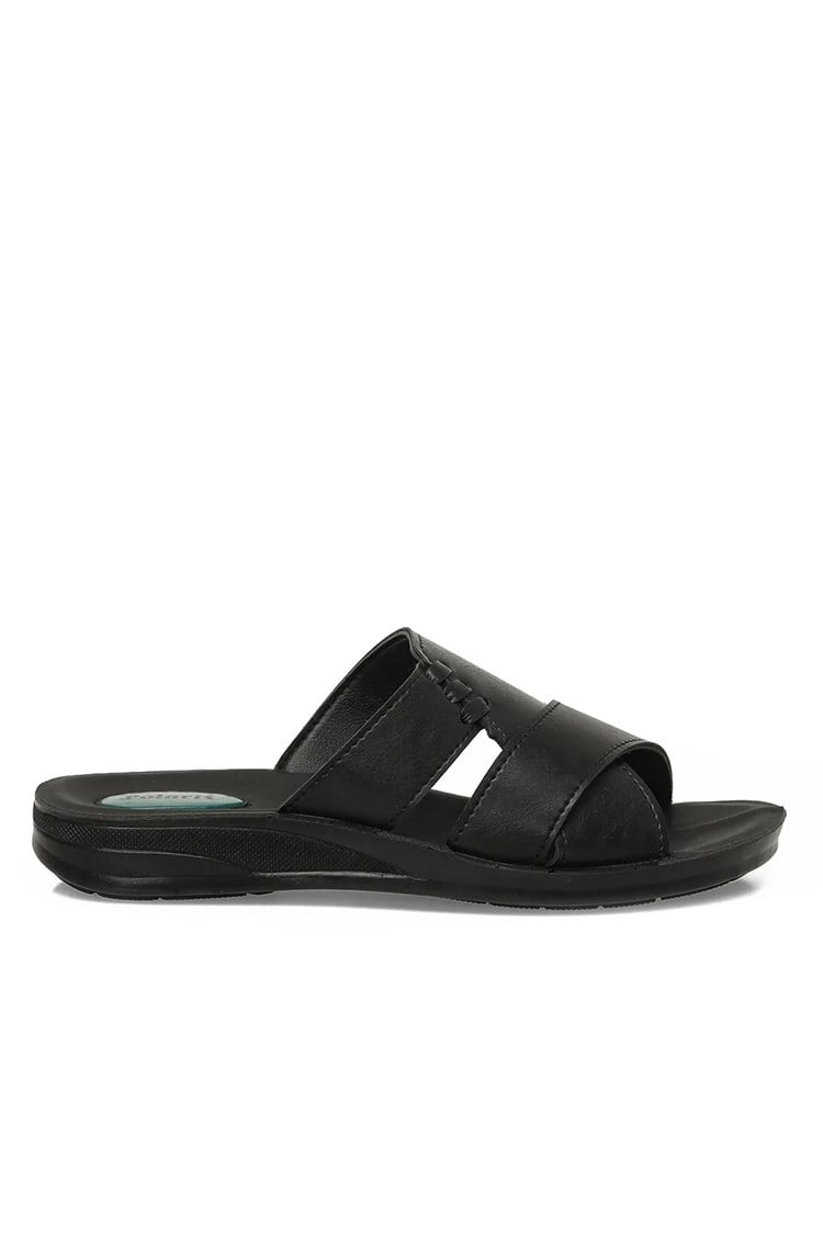 Polarıs A10225101512010 6M 410002.M6Fx Sıyah Erkek Geleneksel Comfort Sandalet
