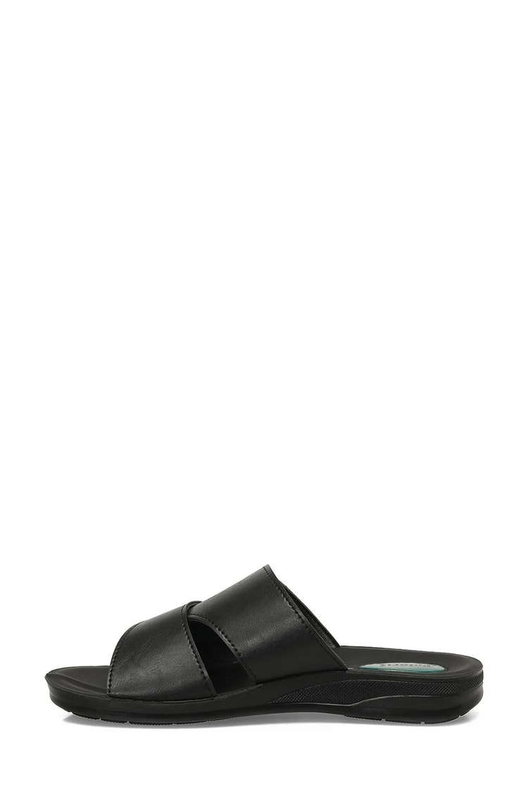 Polarıs A10225101512010 6M 410002.M6Fx Sıyah Erkek Geleneksel Comfort Sandalet