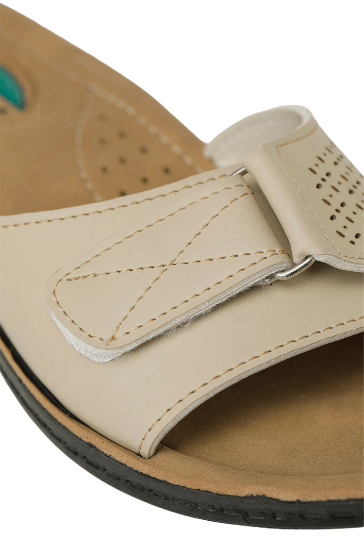 Polarıs A10225105812010 6M 409001.Z6Fx Bej Kadın Geleneksel Comfort Terlık