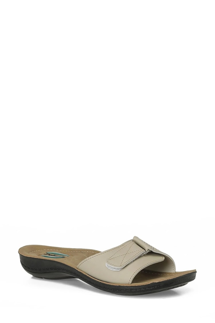 Polarıs A10225105812010 6M 409001.Z6Fx Bej Kadın Geleneksel Comfort Terlık