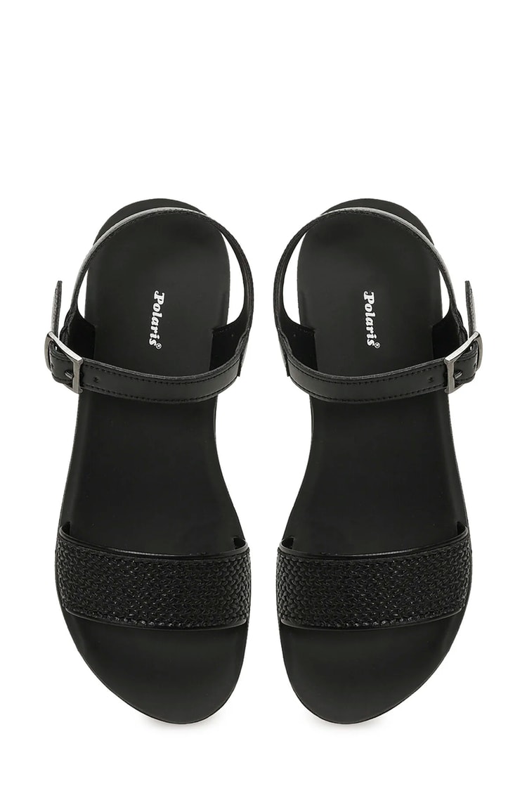 Polarıs A10225188012010 6M 409064.Z6Fx Sıyah Kadın Dolgu Sandalet