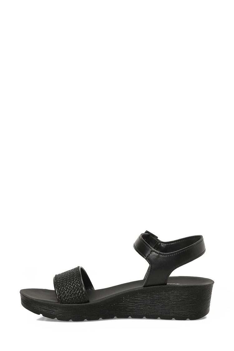 Polarıs A10225188012010 6M 409064.Z6Fx Sıyah Kadın Dolgu Sandalet