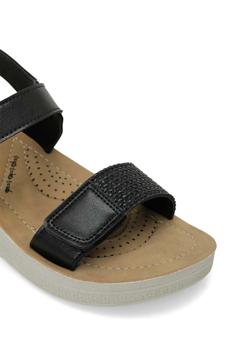 Polarıs A10225228712010 6M 409105.Z6Fx Sıyah Kadın Casual Comfort Sandalet
