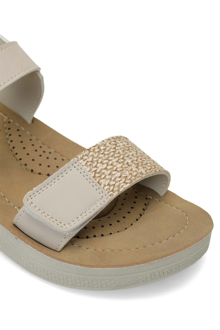 Polarıs A10225228812010 6M 409105.Z6Fx Bej Kadın Casual Comfort Sandalet