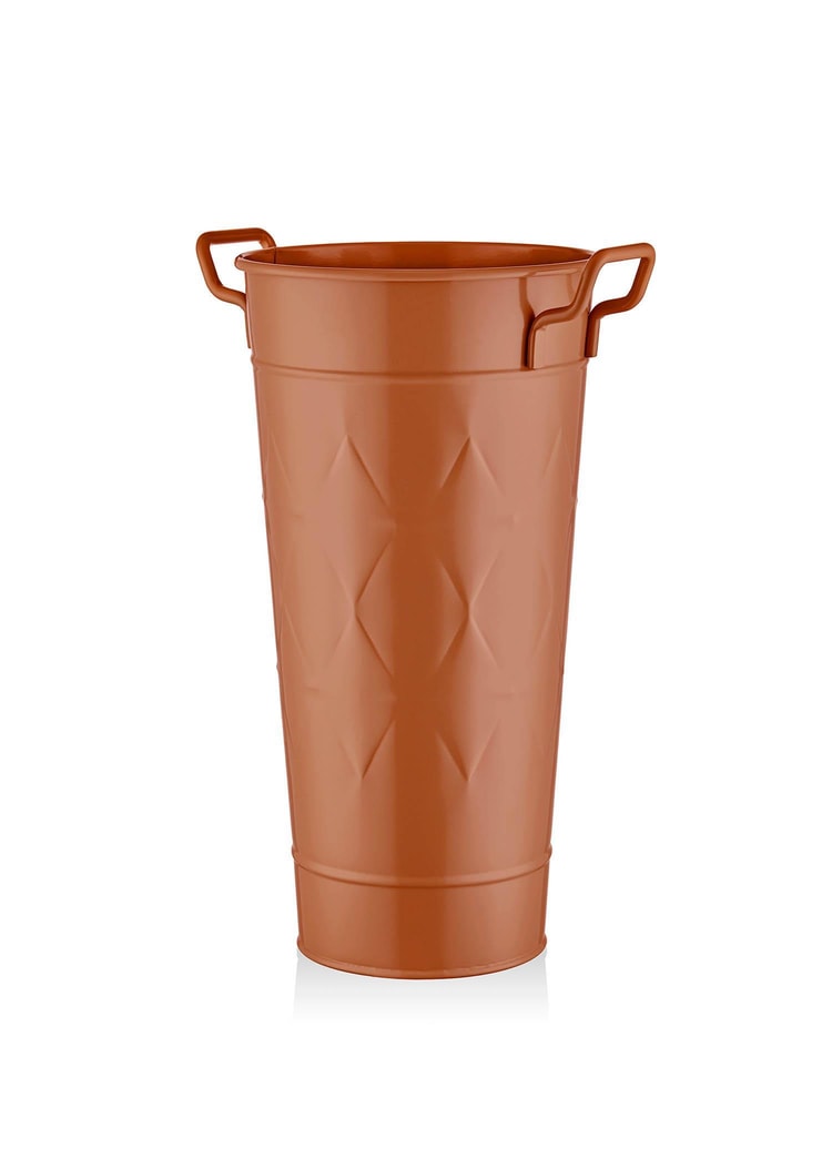Prizma Vazo Saksı Terracota 50 cm