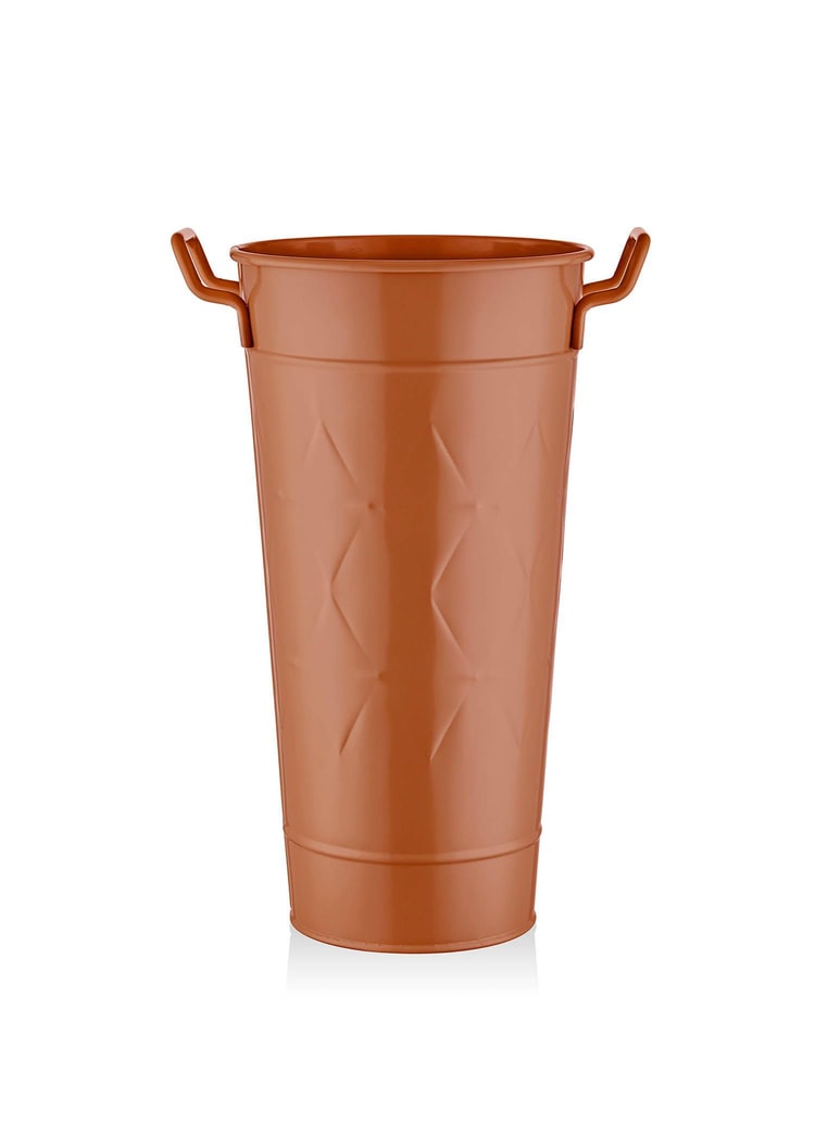 Prizma Vazo Saksı Terracota 50 cm