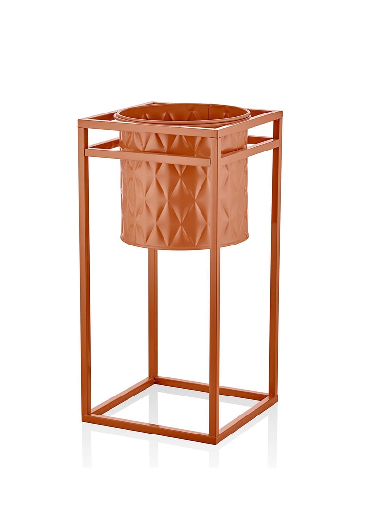 Prizma Vazo Saksı Terracota 60x30x30 cm
